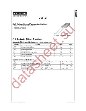 KSE350S datasheet  